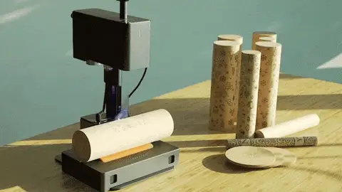 Laser Pro realizando gravação rápida